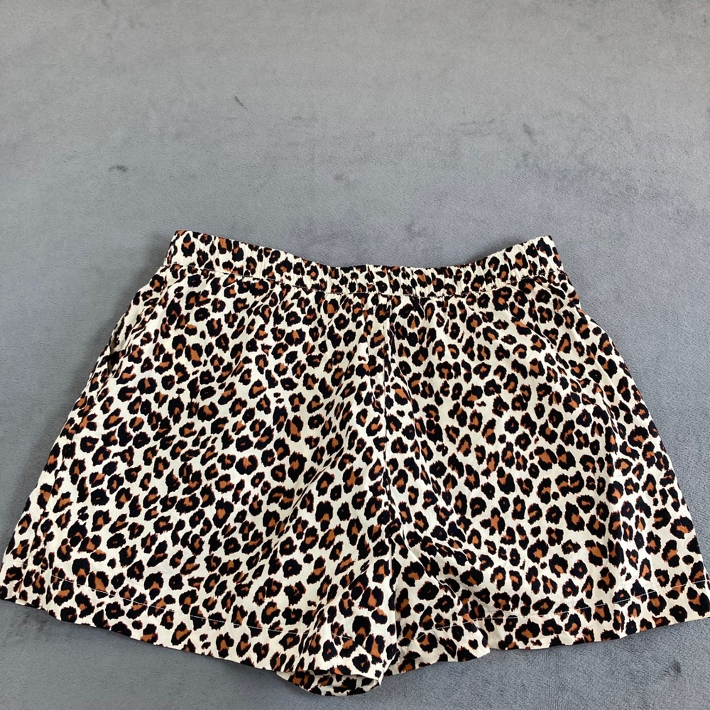 Loft Sleep Womens Leopard Print Pajama Shorts Brown Black Cotton Modal Size S - Picture 4 of 6